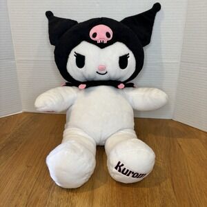 Kuromi Hello Kitty Friends Sanrio Black Pink Build A Bear Plush 2023 - 18" READ